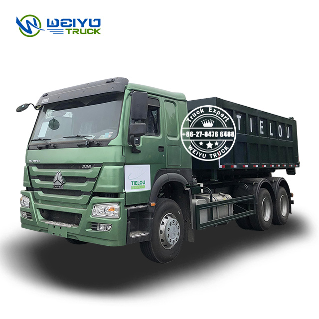 HOWO 20cbm Roll Off Garbage Truck for Waste Management from China