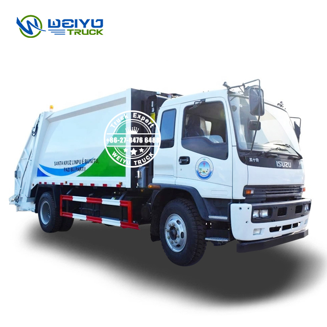 ISUZU FTR 10 Tons EEC Residential Garbage Compressed Garbage Truck from